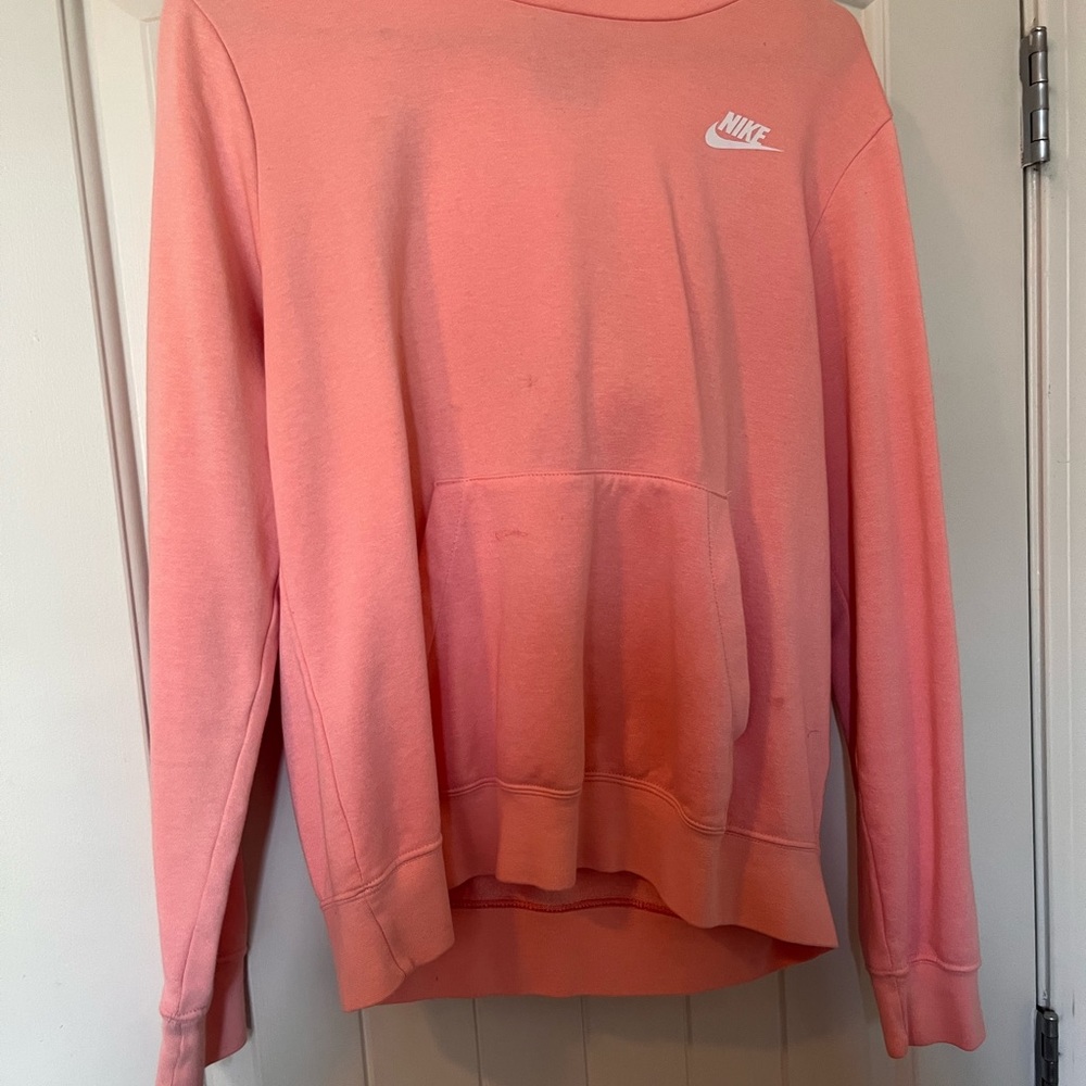 Womens pink Nike hoodie.